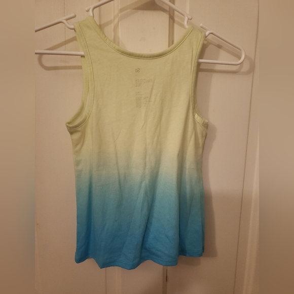 Girls two-tone ombre twist front tank top - Picture 5 of 5